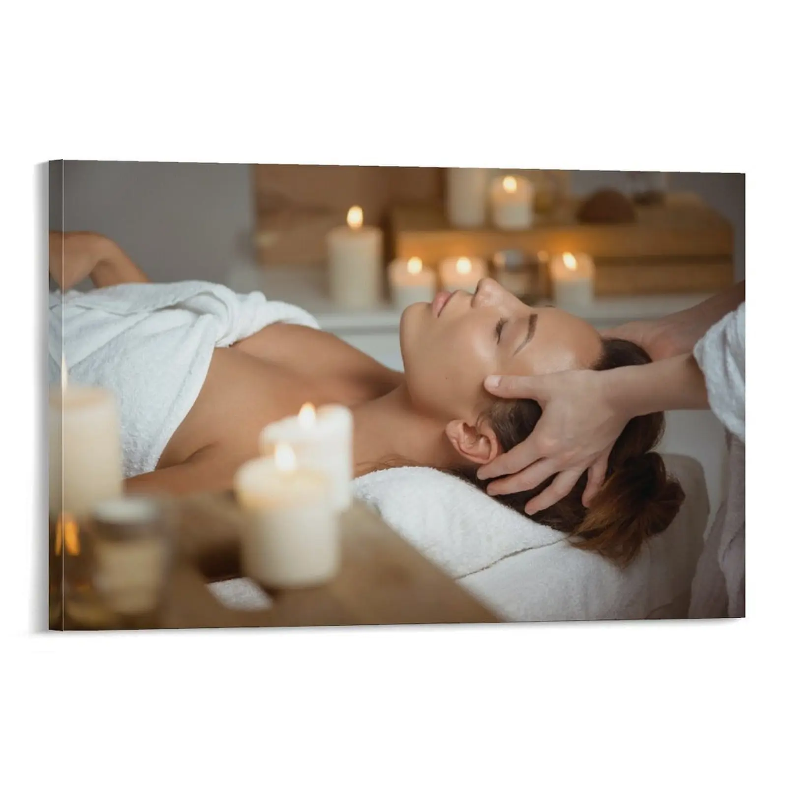 Beauty Salon Poster Body Massage Relaxation Spa Artist Canvas Wall Art Poster, Suitable for Room Aesthetics, Bedroom, Living Room, and Office Decoration Poster