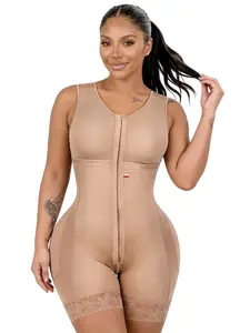 Stage 2 BBL Faja: Colombian Post-Surgery Shapewear with Built-in Bra