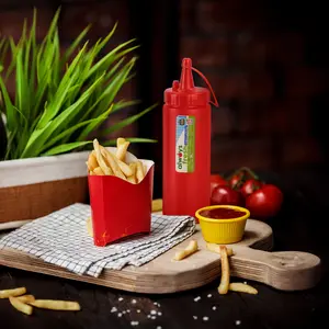 Compac Home Always Fresh Dressing Dispenser for Salad Dressing, Mayonnaise, BBQ, Mustard Sauce Dispenser, 6.5oz