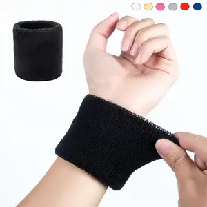 2pcs Sport Wristbands for Men and Women, Wrist Sweat Bands for Tennis, Basketball, Running, Gym, Sports Accessories