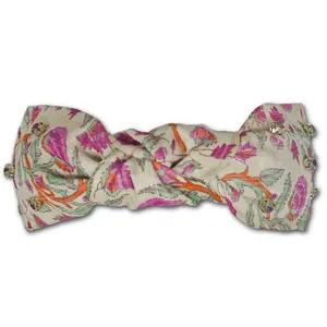 Floral Jewel Embellished Saree Headband