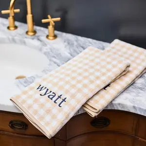 Patterned Hand Towels (pair)
