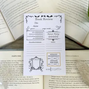Book Review Notepad-Fantasy Theme