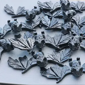 10-Pack 3D Printed Bat Leaf Wall Art – Gothic Halloween Décor | Spooky Black Bat Decorations, Handmade Home Accent or Gift for Bat Lovers