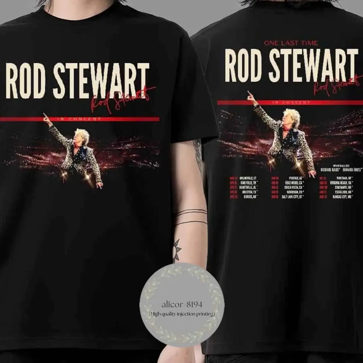 Rod Stewart One Last Time Tour 2026 Graphic Shirt, Vintage Concert
