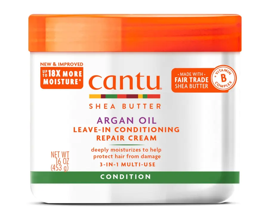 Cantu Argan Oil Leave-In Repairing Conditioner Cream, 16 oz