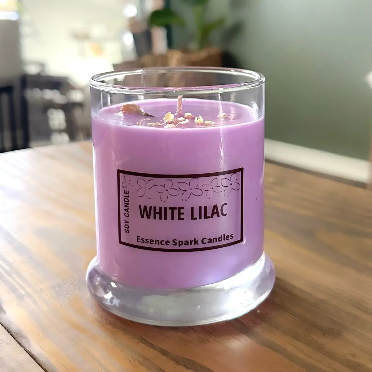 White Lilac candle