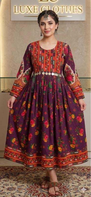 1 piece- Traditional Afghan Dress