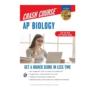 AP Biology Crash Course, Book + Online: Get a Higher Score in Less Time (Advanced Placement (AP) Crash Course) Third Edition, Revised