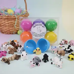 Easter Pocket Pets - 3D Printed Articulating Mini Fidget Animals - Great Gift and Desk Figure Model Set