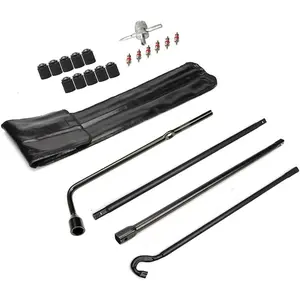Spare Tire Tool Kit with Spare Tire Jack Handle and Wheel Lug Wrench Spare Tire Kit Compatible with Tundra 2007 to 2022 Sequoia 2008 to 2022