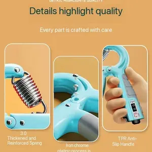 Adjustable Grip Strengthener 10-100kg, Unisex Adult Muscle Training Hand Exercise Tool, Hand Strengthening Devices, Hand Gripper Strengthener, Fitness Equipment for Men and Women