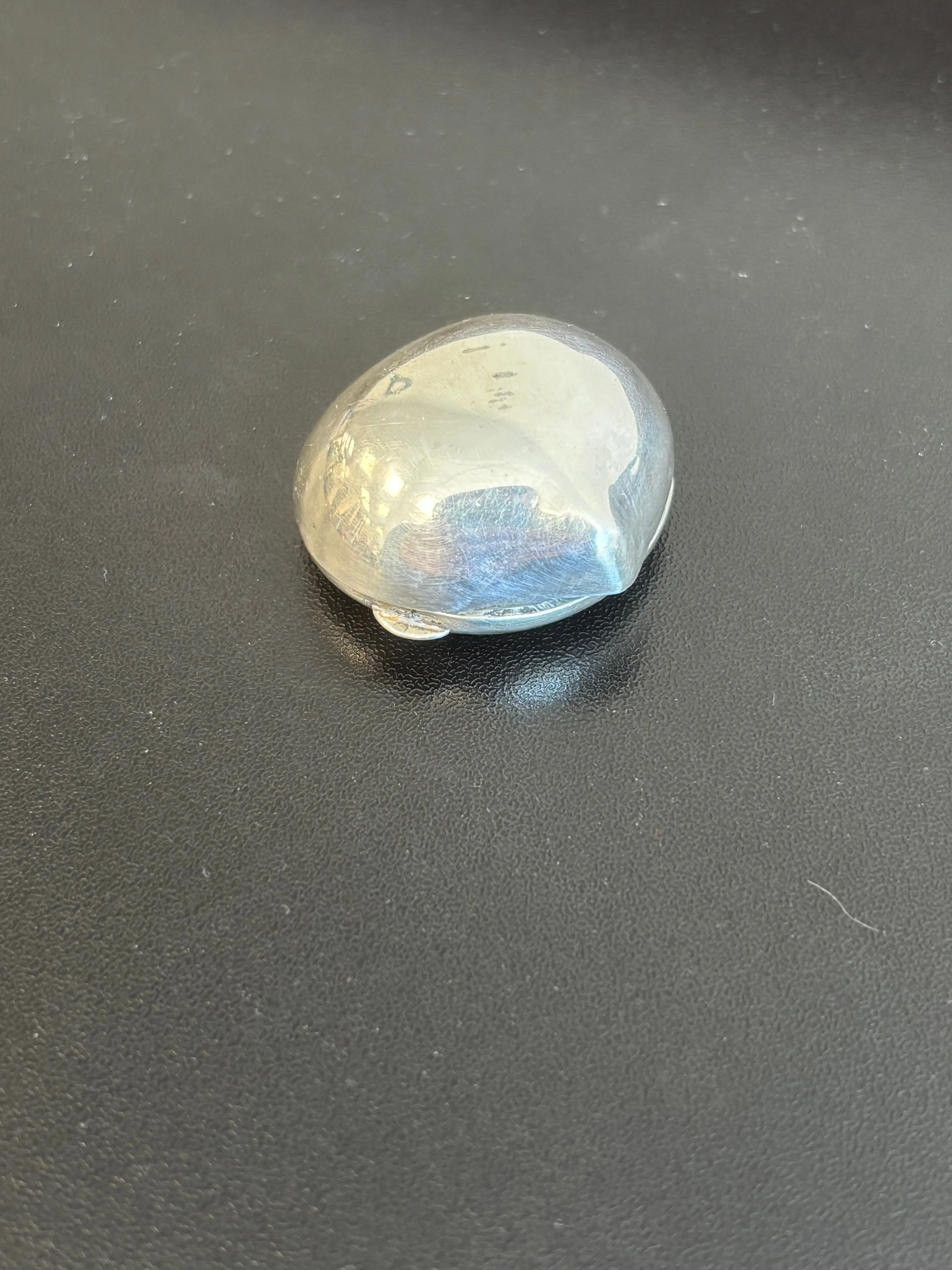 Sterling Silver Teardrop Pill Box