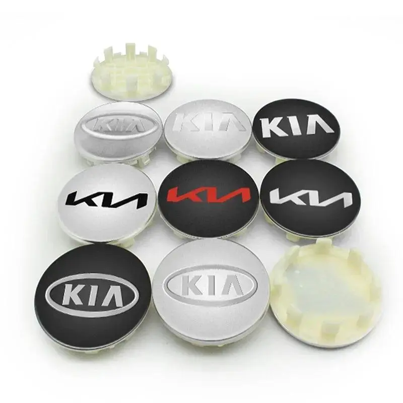 4Pcs 58mm Car Wheel Center Hub Caps Hubcap Rim Cover Emblem Badge Auto ...