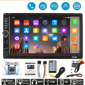 Bileeko 7 inch HD Autoradio 2 Din Car Radio Car Audio For Universal MP5 MP3 Multimedia Player Touch Screen FM BT AUX USB TF Mirror link
