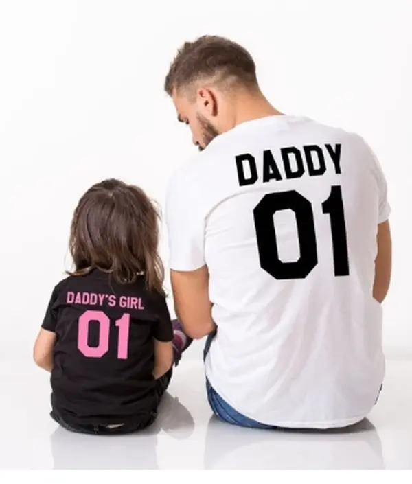 Daddy's Girl Pink Family Matching Outfits