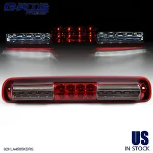 Fit For 1999-2006 Chevy Silverado 2500 HD Red/Smoke Lens 3rd Brake Tail Light