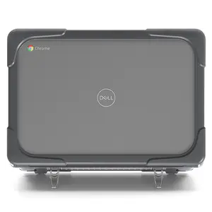 Hard Shell Case for Dell Chromebook 3100/3110 for 2-1 - Gray/Clear
