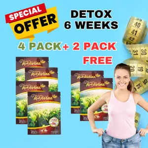 Vida Divina Tea Divina Natural Herbal Pack BUY 4 GET 6- Organic  Supplement with 12 Ingredients for Detoxification and Energy Support Healthcare Beverage