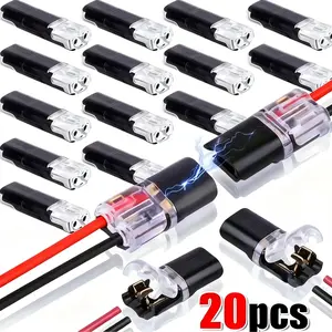 Plug-in Wire Connectors with Locking Buckle, for LED Strips & DIY Crafts