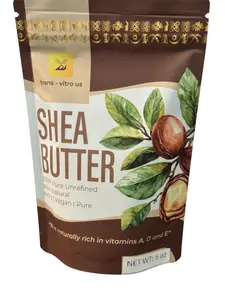 Shea Butter - Raw Unrefined 100% Natural 5 oz - Pure Versatile Ingredient for Skincare & Recipes - Rich in Vitamins A D E