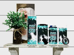 Fuck Around & Find Out Skinny or 4 in 1 Koozie or 20oz 30oz or 35oz Skinny Tumbler