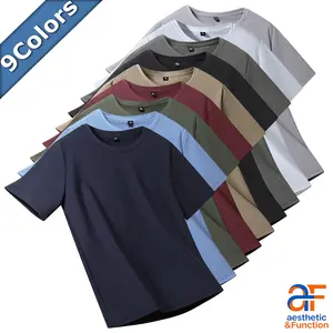 Men's Crew Neck Short Sleeve T-Shirt Set Basic Solid Color Tops Lightweight Breathable Fabric Comfortable Casual Tees for Gym Running Sports Outdoor Activities Daily Wear All-Season Fashion Loose Slim Fit Trendy Minimalist Style