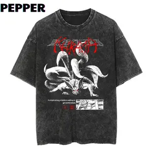 Kurama Vintage Tee Menswear Top Underwear Streetwear