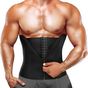 Adjustable Sauna Waist Trainer, 1 Count Comfortable Breathable Waist Cincher, Waist Trimmer Wrap for Gym Workout Fitness, Sports Support for Men, Workout Waistband, Gym Clothing, Waist Trimmer Belt, Exercise Waistband