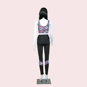 OverFortySportswear Women's Gladiator Legging Set - Activewear Yoga Workout Gear Stretchy Sporty One Size - Machine Washable - Normal Type - Stripes