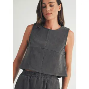 The Corduroy Tank – Elle Grey Collection