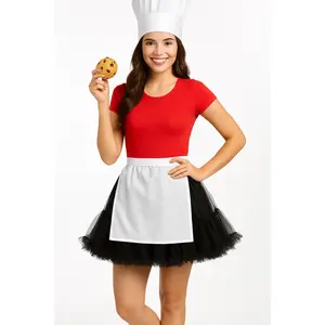 Elegant Black Tulle Petticoat Skirt for Adults