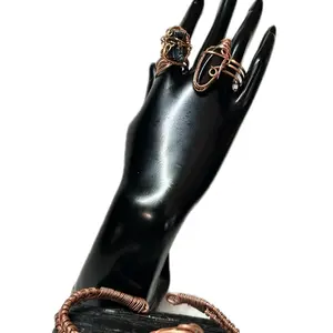 LuxX Adornments: Divine Energy Collection -One of a Kind unique Copper Wrapped Crystal Jewelry