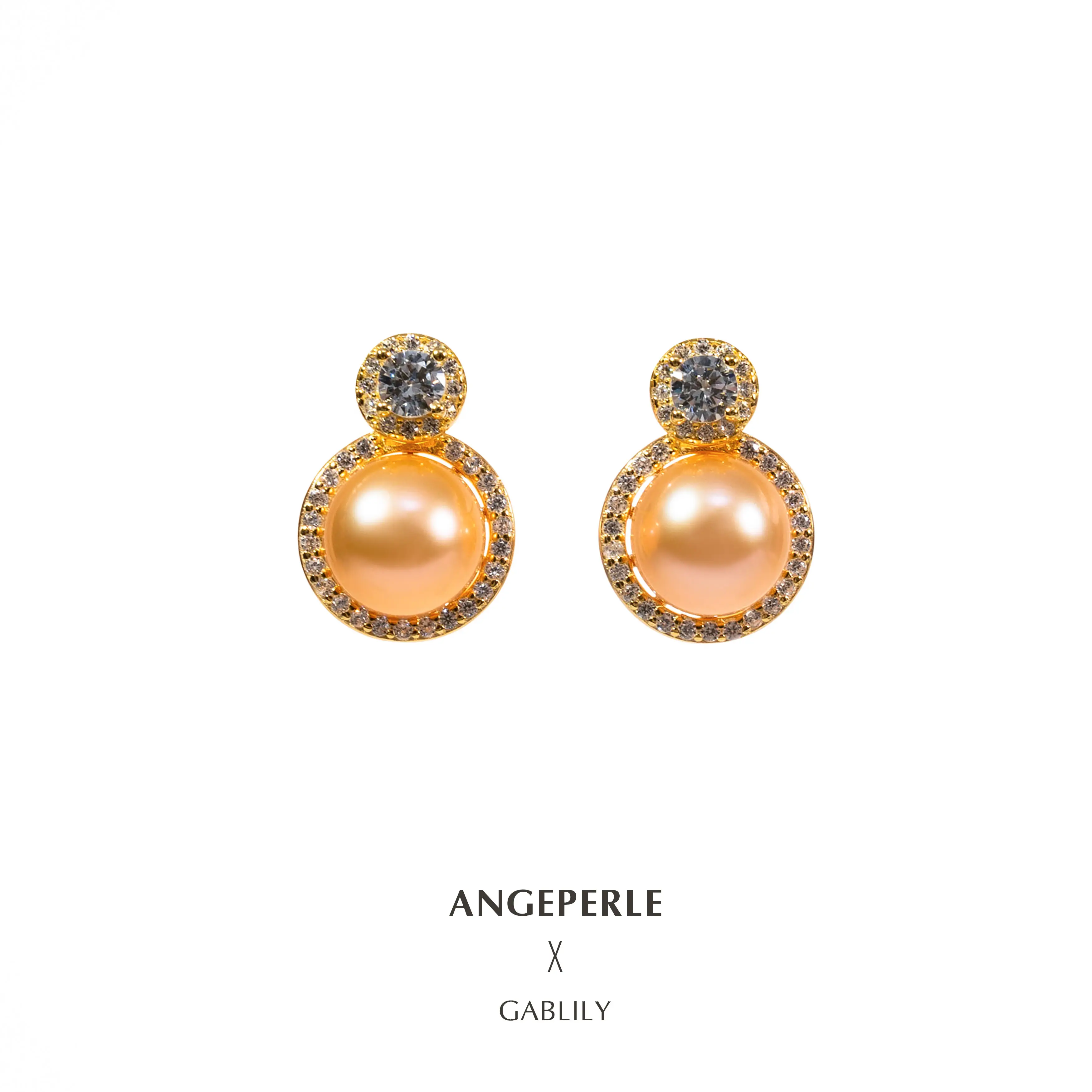 ANGEPERLE Classic Unisex S925 Silver Stud Earrings, 8-9mm Freshwater Pearl, Stud Shape for Casual Wear, TSJCY638