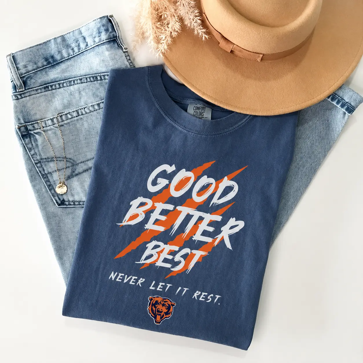 Chicago Football Good Better Best Shirt, Bear Down Shirt, Chicago Sport Shirt