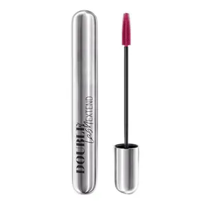 FARMASi Double Lash Extend Mascara 2-Step Special Brush for Lengthening & Volumizing False Lash Effect Buildable Formula No Clumping Defines Multiplies Eyelashes Black 0.41 fl oz