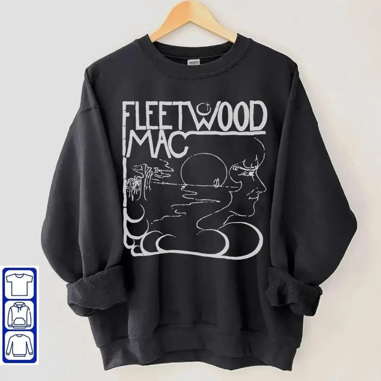 Fleetwood Mac Sweatshirt, Fleetwood Mac Shirt, Vintage Fleetwood Mac Shirt, Vintage Music Rock, Gift for Stevie Nicks Fans