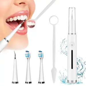 Professional Ultrasonic Plaque Remover for Teeth - 2.2M Vibrations/Min, 6 Modes, UV Sterilization & 60-Day Standby - Smart Gum Protection Dental Tools Kit for Tartar & Stain Removal