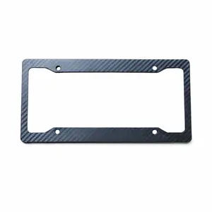 Carbon Fiber ABS License Plate Frame – Universal Car Plate Holder, Durable & Rustproof