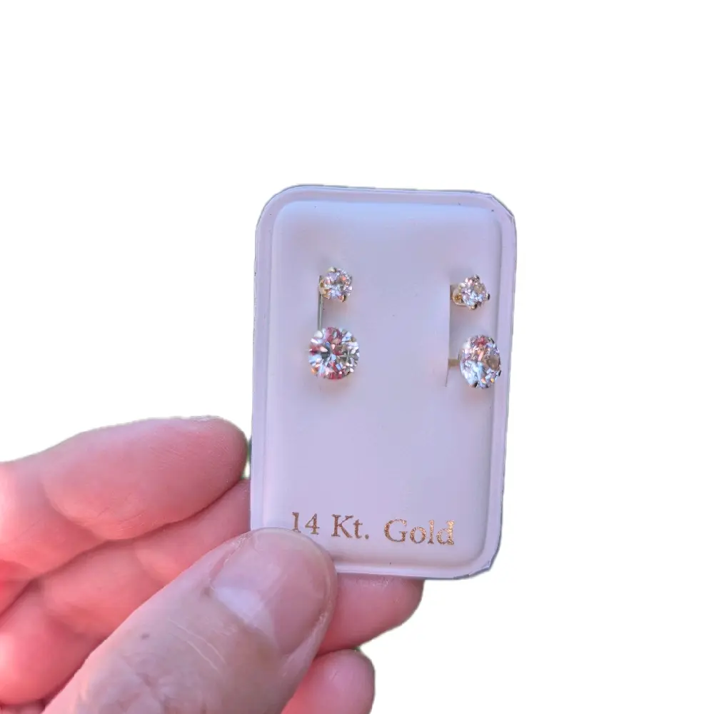 14k Gold Midnight Aurora Earrings