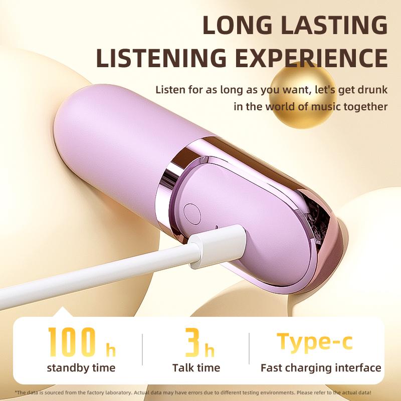 S13 Vibration massage Bluetooth headphones, equipped with a vibration earphone case, can provide relaxation and massage. a compact and small earphone design, making it suitable for use during leisure sleep without any stress.