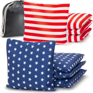 Official Regulation Cornhole Bean Bags Set of 8 – for Fun Casual Cornhole Games - All Weather