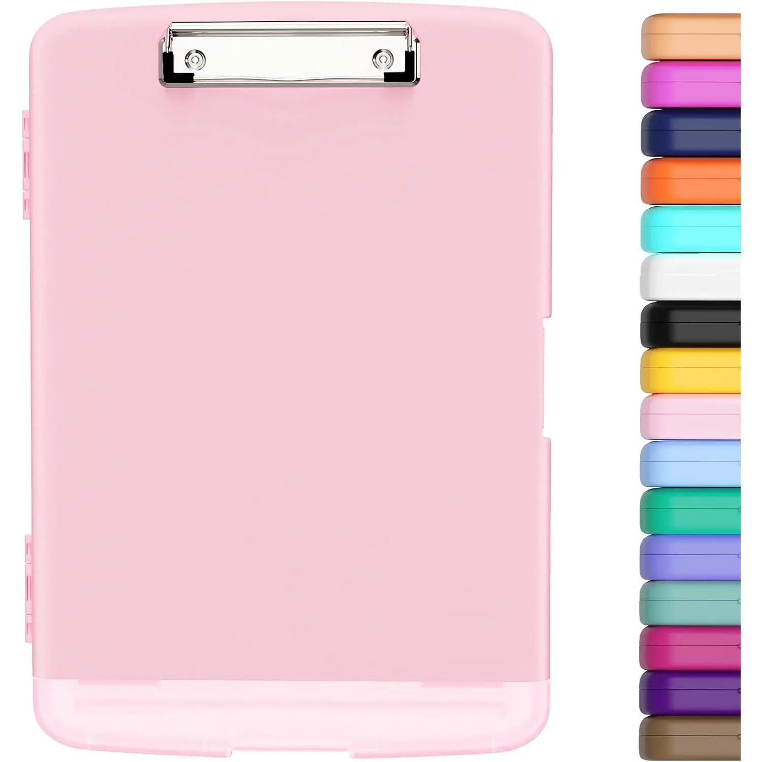 Clipboard with Storage with Pen Holder, Folder  Clip Board 8.5 x 11 Foilo-Side Opening, High Capacity, Light Weight for Teachers, Classroom. Size 14 x 9.6 x 1.2 in()