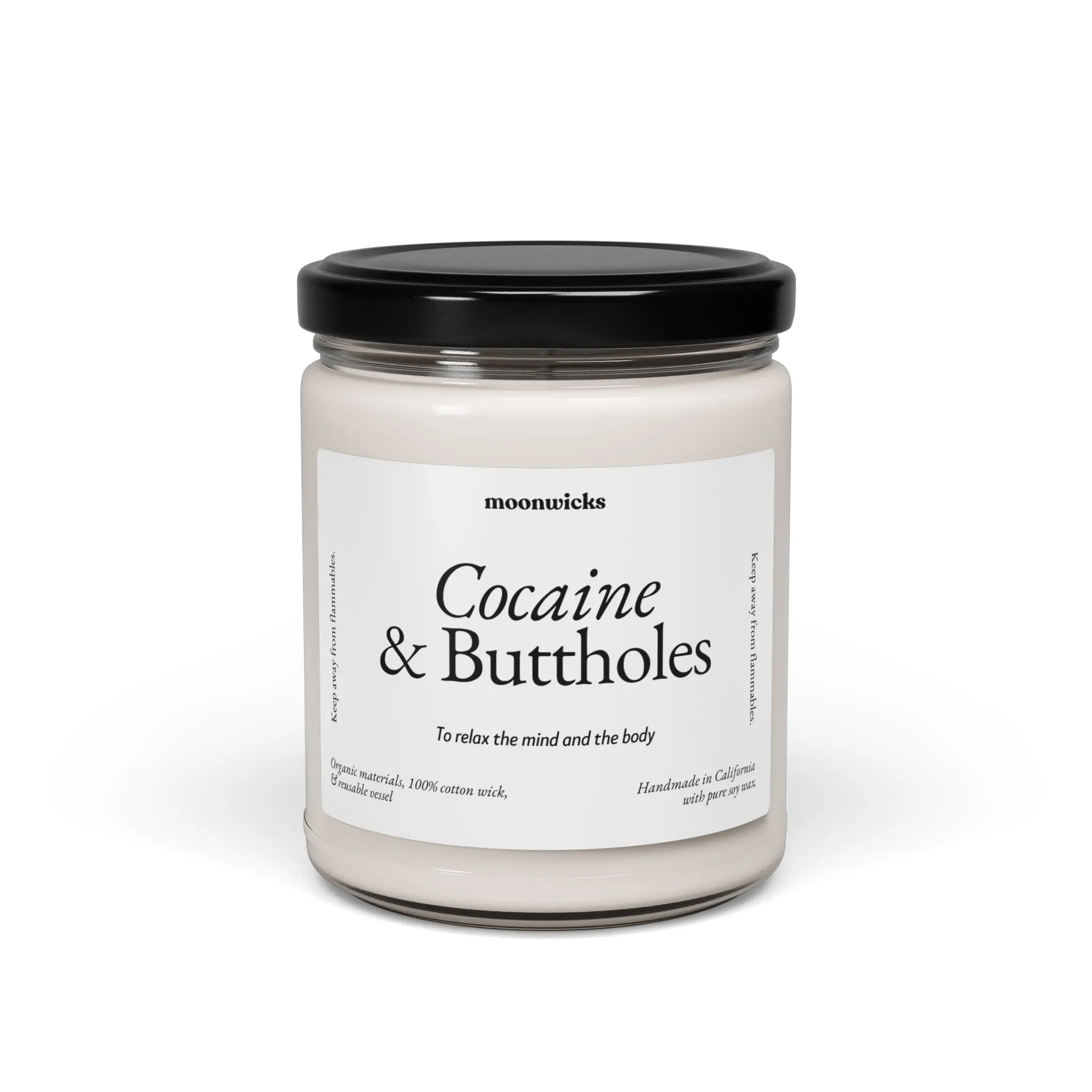 Funny Bathroom Decoration Soy Wax Candle Gift For Him or Her Prank Candle