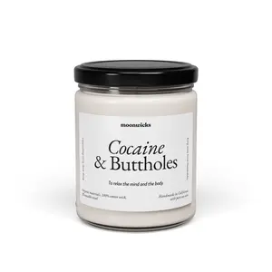 Funny Bathroom Decoration Soy Wax Candle Gift For Him or Her Prank Candle
