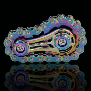 Bike Chain Sprocket-Inspired Fidget Spinner Toy for Stress Relief, Focus Improvement, and Muscle Stimulation for Ages 8+ Years#Fallfreshness(1)