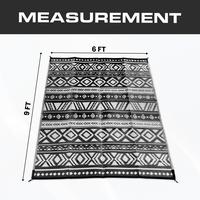 Black & White 6 x 9 feet