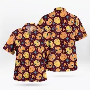 Limited Drop – Vacation Arc Anime Charman Hawaiian Shirt – Flame-Tail Tropical Vibes