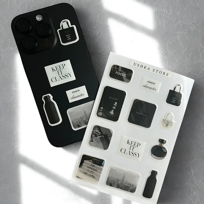 3D Epoxy Phone Stickers Set – Waterproof Domed Decals for Phone, Laptop Glossy Bubble Stickers