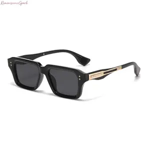 2026 Unisex Square Frame Sunglasses, Fashion Metal & PC Construction with UV400 Protection, Trendy Everyday Shades Perfect for Casual Outings, Street Style and Outdoor Activities